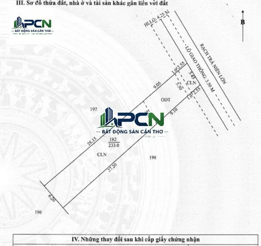 Bán đất 228m² có sẵn 50m² thổ cư ngang 5.45m giá 1.05 tỷ tại Xã Phong Điền