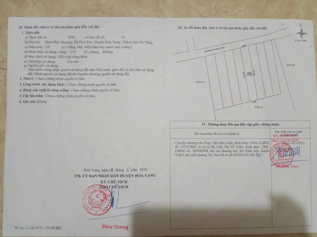 📌📌📌LÀM VIỆC TRỰC TIẾP GIÁ TỐT !!! Bán nhà thôn Phú Thượng, xã Hòa Sơn