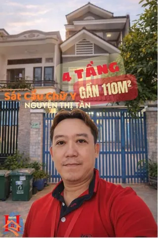 NHÀ 4 TẦNG 106.2m², NHỈNH 12 TỶ, CH.143 ~NGUYỄN THỊ TẦN, HXH 6M THÔNG, ALO-O9I8-846-8O8