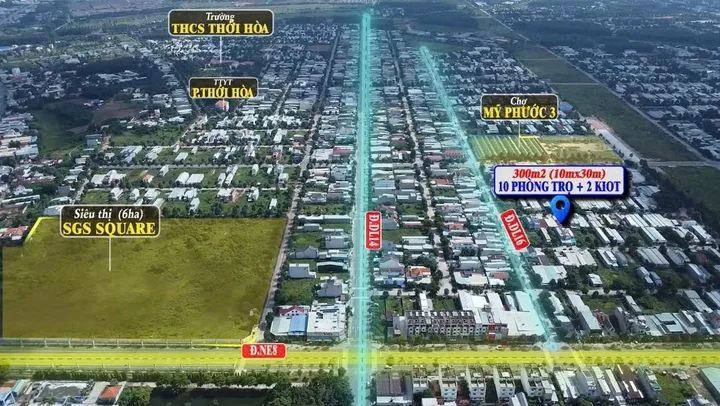 CHÍNH CHỦ CẦN BÁN CẶP TRỌ ĐÔI ĐANG THU NHẬP MỘT THÁNG 20TR SÁT CỔNG MỸ PHƯỚC 3.