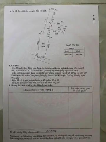 Bán đất 40m² full thổ cư ngang 4,04m giá 2 tỷ tại Xã Phú Xuyên - đỗ xá vạn điểm