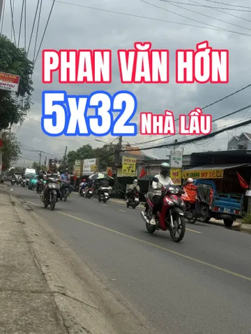 🔴Bán nhà lầu mặt tiền Phan Văn Hớn 5x32m~ 160m² giá 13.8 tỷ tại Xã Bà Điểm