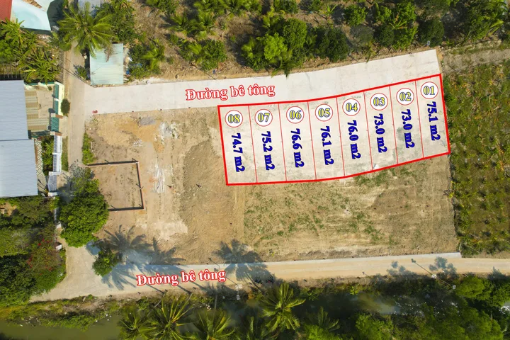 Bán đất 76.6m² full thổ cư ngang 5m giá 1.2 tỷ tại Xã Diên Khánh