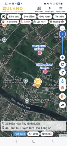 Bán đất thổ vườn lúa