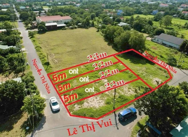 Còn lô duy nhất 2 mặt tiền 6x21m Nguyễn Thị Nhia cần ra nhanh giá chỉ hơn 1 tỷ, sổ riêng sang tên công chứng ngay
