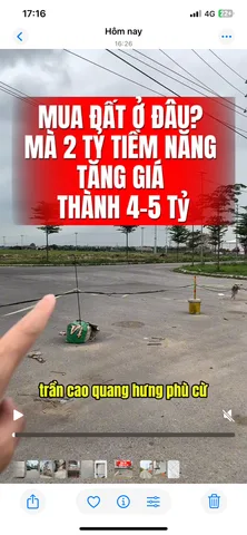 VIP
👑👑👑 MUA ĐẤT Ở ĐÂU? MÀ 2 TỶ TIỀM NĂNG TĂNG GIÁ THÀNH 4-5 Tỷ. 120m2 ĐẤT, MẶT RỘNG ĐẾN 6m. GIÁP KHU CÔNG NGHIỆP NGUYÊN HOÀ, PHÙ CỪ, HƯNG YÊN