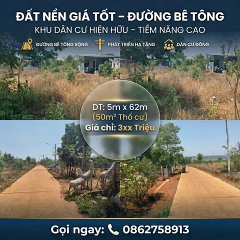 đất ở, đầu tư hoặc xây nhà ở