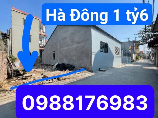 Bán đất hà đông nhỉnh 1 tỷ 5