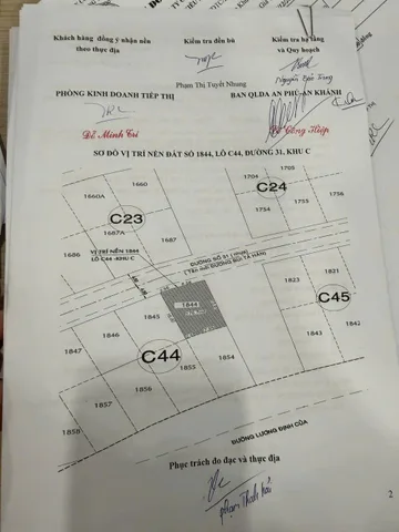 Bán đất 176.8m² full thổ cư ngang 10m giá 31.8 tỷ tại Phường An Khánh
