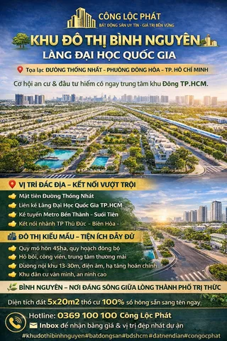 Tổng Hợp Giỏ Hàng Chuyển Nhượng Khu Đô Thị Bình Nguyên