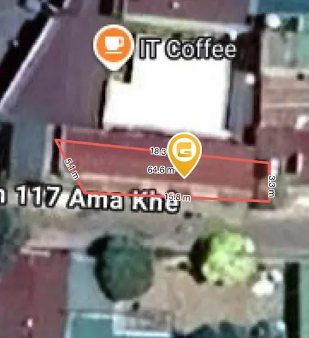 Bán nhà 64.1m² có sẵn 60m² thổ cư ngang 5.1m giá 7.5 tỷ tại Phường Tân Lập