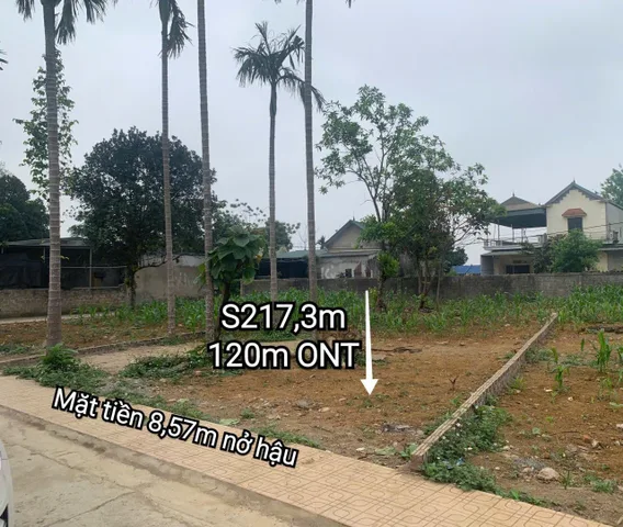 217m 120TC - khu dân cư - gần KCN Nhuận Trạch - tài chính hơn 10tr/m