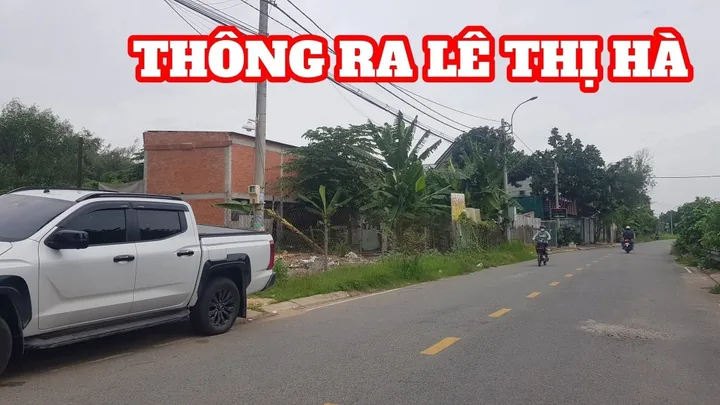 🟥Bán đất 110m² có sẵn 100m² thổ cư ngang 5m giá 5.2 tỷ tại Đường Tô Ký Xã Hóc Môn