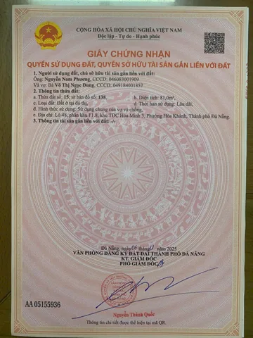 📌📌📌LÀM VIỆC TRỰC TIẾP GIÁ TỐT !!! Bán đất Phan Thị Nể, Hòa Minh