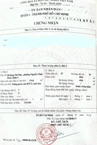 Chính Chủ Bán Nhà Mặt tiền 28 Đặng Thị Nhu – Giá 40 tỷ
