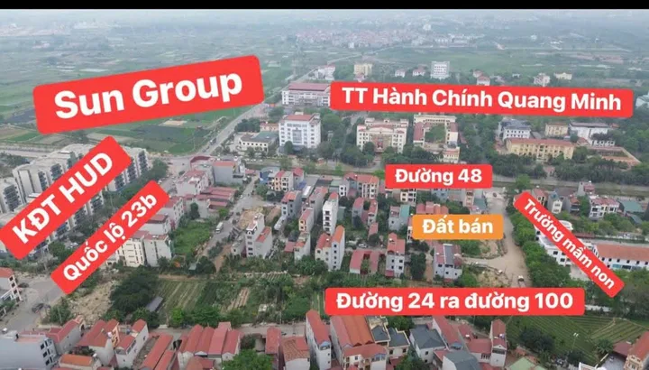 Chính chủ em còn 01 lô góc đắc địa 2 mặt tiền - Hàng F0 đất đấu giá - Sát trường mầm non