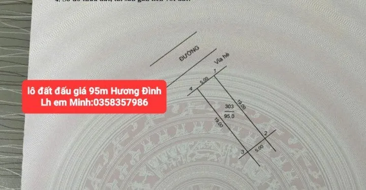Bán đất 95m² full thổ cư ngang 5m giá 7.27 tỷ tại Xã Sóc Sơn