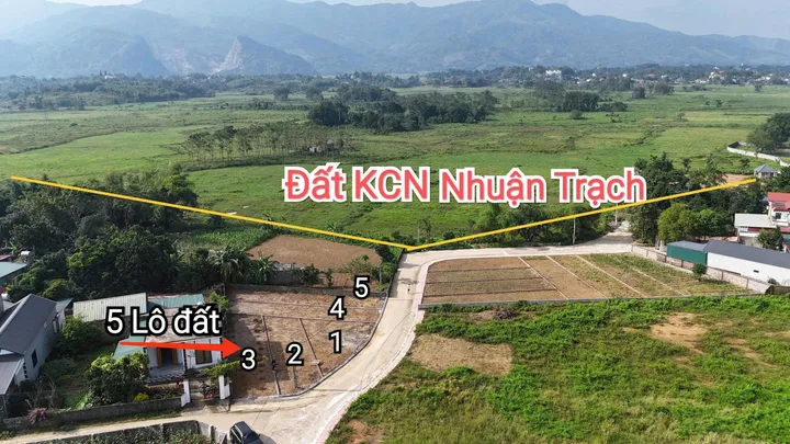 5 lô đất phân lô - gần khu dân cư - gần KCN - tài chính hơn 1ty