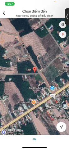 Bán đất 220m² có sẵn 100m² thổ cư ngang 5m giá 415 triệu nhánh ql14 và trường TH