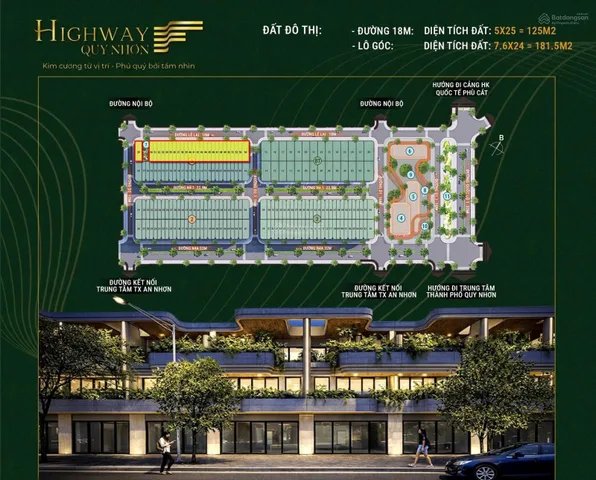 Đất nền dự án tại KĐTM Cẩm Văn, Đường Quốc Lộ 1A, Phường Nhơn Hưng, An Nhơn, Bình Định, với diện tích 125m², giá chỉ 2,8 tỷ.