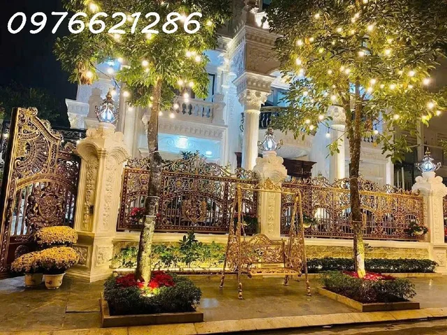 Bán biệt thự KĐT Việt Hưng - 250m² - lô góc 4 thoáng - sân vườn hồ Koi - giá 89 tỷ