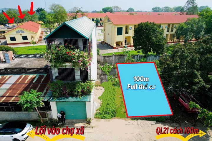 HÀNG HIẾM MẶT QUỐC LỘ 21 DIỆN TÍCH 100M  CHÍNH CHỦ EM CẦN BÁN