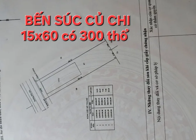 🟥Bán đất mặt tiền Bến Súc Củ Chi gần 1000m² có sẵn 300m² thổ cư ngang 15x60m giá 8.5 tỷ