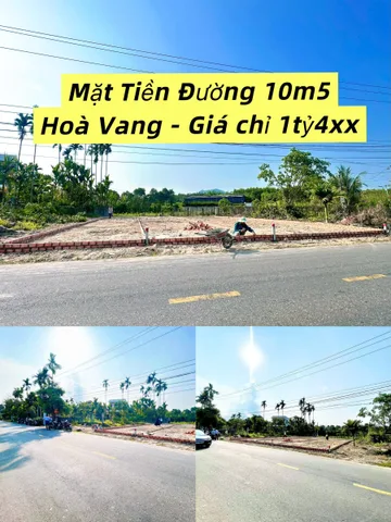 ĐẤT 2 MẶT TIỀN ĐƯỜNG 10M5 – HOÀ VANG