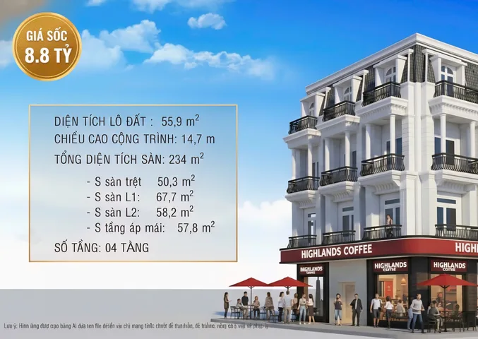 NHÀ PHỐ GÓC 2 MẶT TIỀN - TRỰC DIỆN CHỢ CÁI VỒN