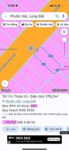 🔥 MẶT TIỀN HUỲNH TẤN PHÁT – SÁT BIỂN PHƯỚC HẢI – ĐI BỘ 140M RA TỚI BÃI TẮM 🔥