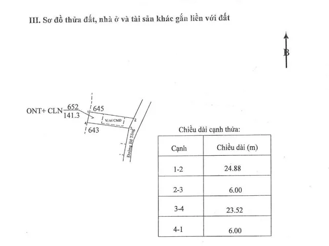 Bán đất 197.7m² có sẵn 60m² thổ cư ngang 6m giá 900 triệu tại Xã Ea Nuôl
