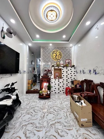 BÁN NHÀ HẬU GIANG QUẬN 6 HXH 10M 60M2 8.X TỶ 4 TẦNG KẾ THCS NGUYỄN VĂN LUÔNG SÁT MẶT TIỀN