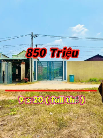 Bán thật không ảo, (180m2 full thổ cư giá 850 triệu )ngay KCN Trảng Bàng,Tây Ninh-Gọi: 0397 941 642.