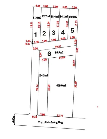 Bán đất 111m² full thổ cư ngang 5m giá 2.2 tỷ tại Xã Đại Xuyên