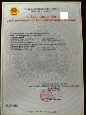 BDS  HVL [NC] 11 Đặng Văn Sâm Tân Bình