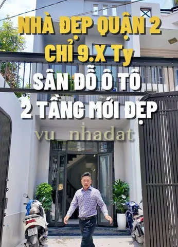 BÁN NHÀ MẶT TIỀN BÌNH TRƯNG TÂY - XE HƠI ĐỖ SÂN - 2 TẦNG - 78M2 - 9.2 TỶ