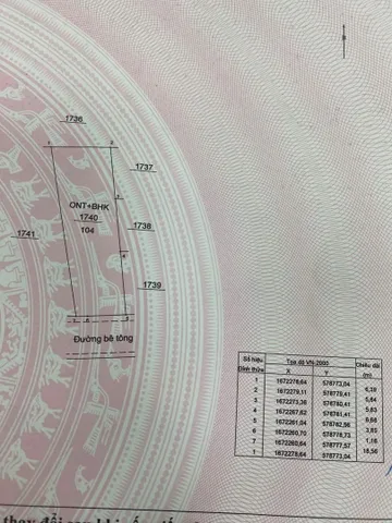 Bán đất 104m² full thổ cư ngang 5m giá 390 triệu tại Xã Nghĩa Giang