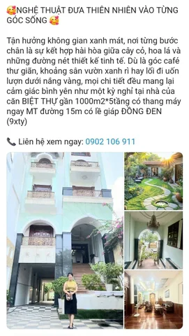 🥰NGHỆ THUẬT ĐƯA THIÊN NHIÊN VÀO TỪNG GÓC SỐNG 🥰 

Tận hưởng không gian xanh mát, nơi từng bước chân là sự kết hợp hài hòa giữa cây cỏ, hoa lá và những đường nét thiết kế tinh tế. Dù là góc café thư giãn, khoảng sân vườn xanh rì hay lối đi uốn lượn dưới