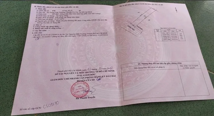 Đất Củ Chi Giá Tốt – Chính chủ bán đất Trung Lập Thượng, xã Thái Mỹ mới