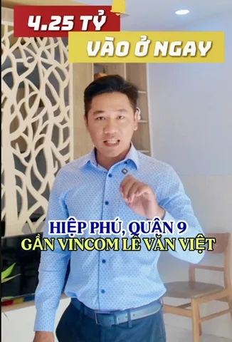 NHÀ HIỆP PHÚ THỦ ĐỨC | 2 TẦNG NỞ HẬU 5.1M - SÁT SIÊU THỊ | GIÁ CHỈ 4.25 TỶ