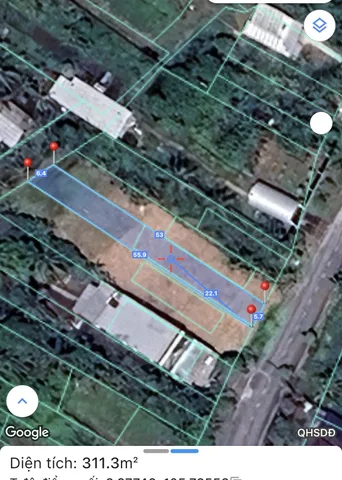 Bán đất 301m² có sẵn 159,7m² thổ cư ngang 5,4m giá 3 tỷ tại Phường Cái Răng, Cần Thơ. Lộ Hậu Tân Thạnh Tây.