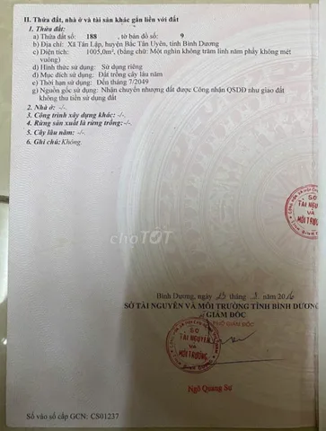 Nhà Đất Tân Lập Bắc Tân Uyên Bình Dương