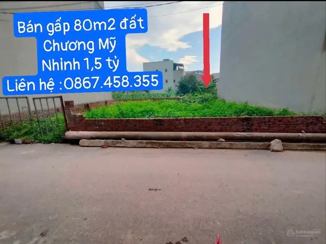 💎 CHÍNH CHỦ CẦN BÁN GẤP 80m2 ĐẤT CHƯƠNG MỸ - ĐÓN ĐẦU ĐÔ THỊ VỆ TINH