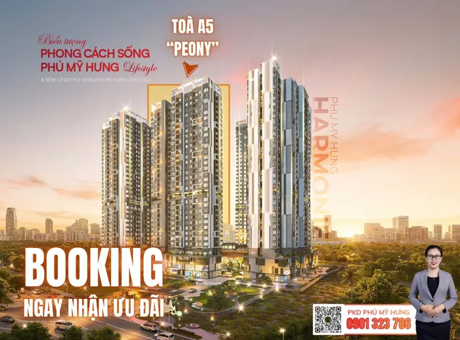 BLOCK A5 HARMONIE PHÚ MỸ HƯNG CHÍNH THỨC NHẬN ĐẶT CHỖ. PKD 0901323786