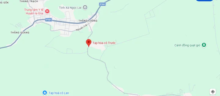 bán đất mặt đường nhựa xã iapech có nhà sẵn, có cau, sầu đang thu 48x46. 2696m2
