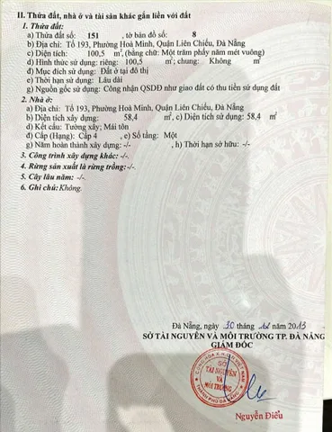 Chủ cần bán nhà kiệt Ô TÔ K66 Trần Đình Tri