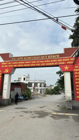 BÁN ĐẤT TRỤC CHÍNH ĐẠI SƠN, GẦN NHÀ VĂN HÓA – GIÁ TỐT