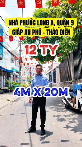 BÁN NHÀ ĐƯỜNG TÂY HÒA QUẬN 9 - 80M2 (4x20M) - 4 TẦNG 5PN - Ô TÔ NGỦ TRONG NHÀ - GIÁ 12 TỶ