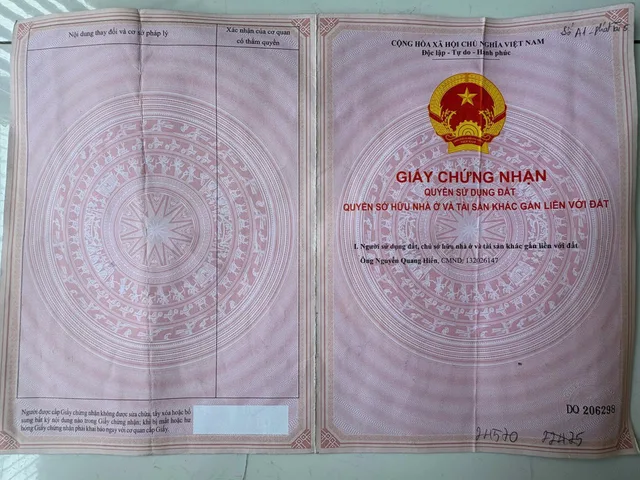 CHÍNH CHỦ GỬI BÁN NHÀ SHR  TRIỆU - 1 TRỆT 1 LẦU 2PN 2WC