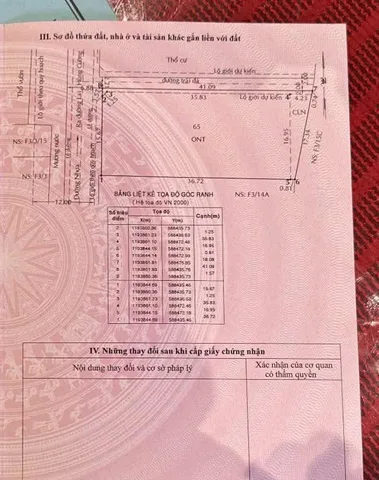 Bán đất 715.3m² có sẵn 615m² thổ cư ngang 17m giá 19 tỷ tại Xã Tân Vĩnh Lộc